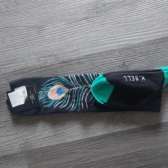 NWT K.Bell Peacock Trouser Socks - Picture 3 of 3